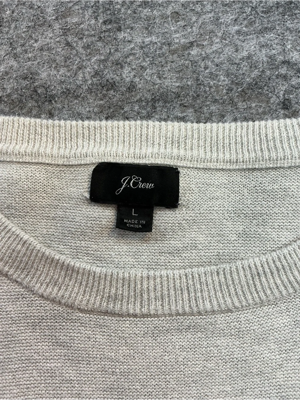 J. Crew Rollneck Lightweight Oatmeal Casual Crewneck Sweater in Light Beige